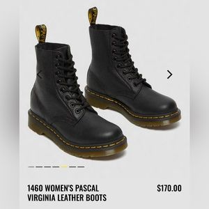 1460 WOMEN'S PASCAL
VIRGINIA LEATHER BOOTS